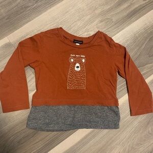 4/30$ Colimaçon long sleeve bear 12months